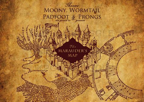 Marauder S Map Harry Potter Wallpapers Top Free Marauder S Map Harry Potter Backgrounds