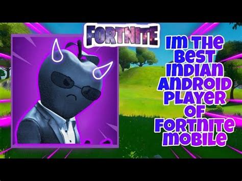 Im The Best Fortnite Mobile Player On Android 30fps YouTube