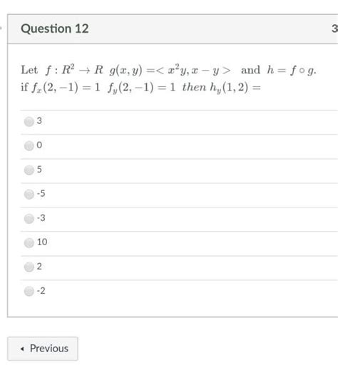 Solved Question 12 3 Let F R2 R G X Y