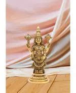 Buy Mangalam Handicrafts Boutique Gold Toned Lord Balaji With Shank And