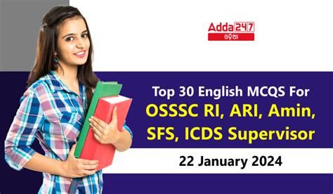 Top 30 English MCQS For OSSSC RI ARI Amin SFS ICDS Supervisor 27