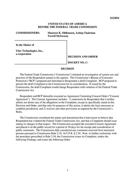 Ftc Affidavit Form Fillable Pdf Printable Forms Free Online