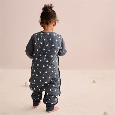 Love To Dream Sleep Suit Cotton And Merino Wool 25 Tog Charcoal Size 12