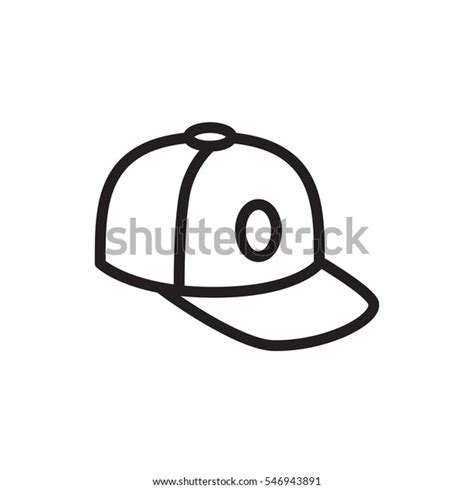 Baseball Cap Icon Illustration Isolated Vector Stock Vector Royalty