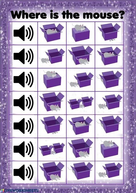 Prepositions Of Place Listening Exercise Worksheet Prepositions