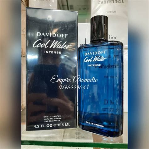 Davidoff Cool Water Intense Edp For Men 125ml Original New Shopee