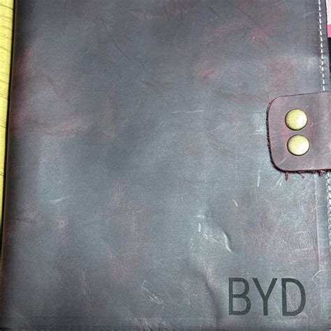 Custom Leather Portfolio Personalized Padfolio For Women Ts For