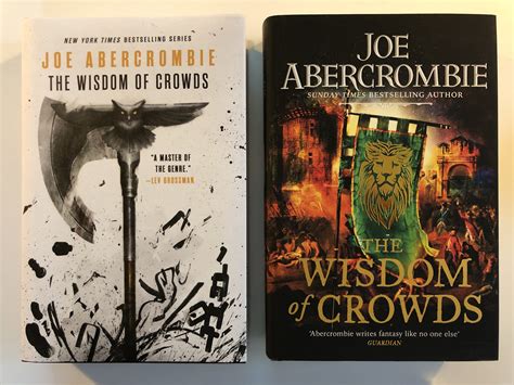 The Wisdom Of Crowds Out Today Joe Abercrombie