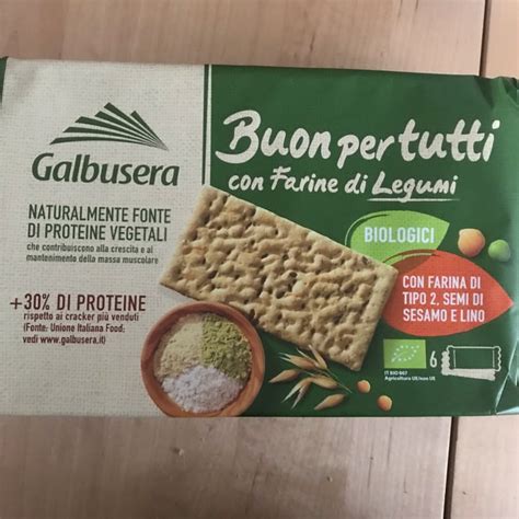 Galbusera Cracker Biologici Con Farine Di Legumi Semi Di Sesamo E Lino