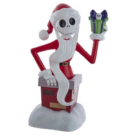 Jack Skellington Tree Topper Nightmare Before Christmas 10" Disney Kurt ...