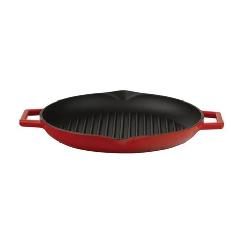 Lava Cast Iron Square Grill Pan With Metal Handle 24x24 cm Lava Döküm