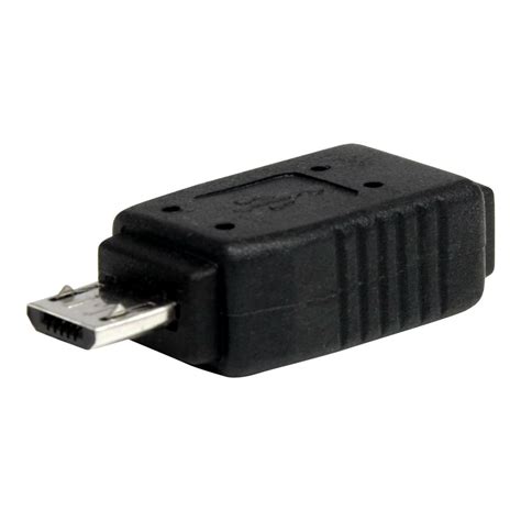 StarTech.com Micro USB to Mini USB 2.0 Adapter M/F - Micro to Mini USB Adapter - Mini USB ...