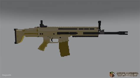 Скачать риг для Mine Imator — Fn Scar L