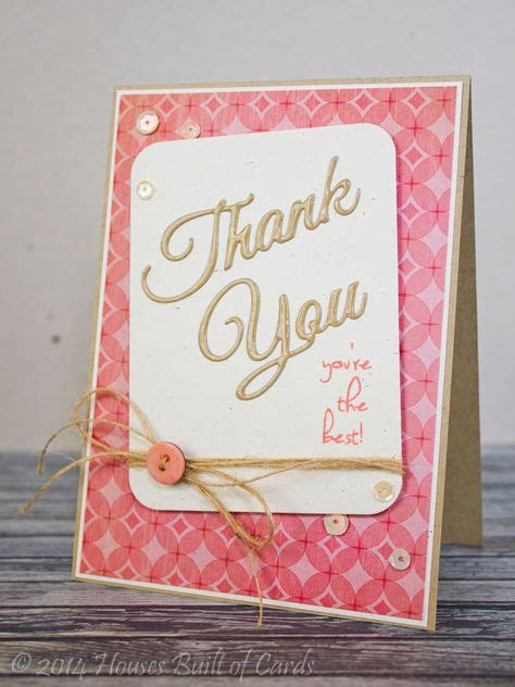 240 Best handmade cards~thank you images | Cards, Homemade cards ...