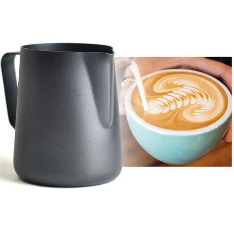 Jual Milk Jug Black 600ml Milk Jug Latte Art 600ml Hitam Polos