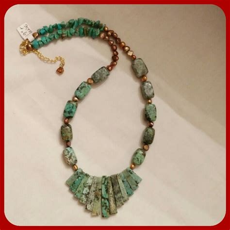 Handcrafted Jewelry Reduced African Turquoise Necklace Set Poshmark