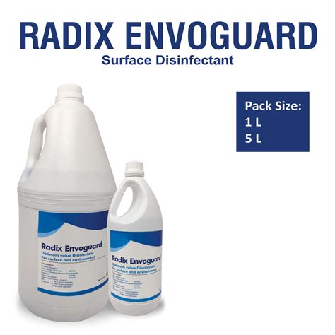 Radix Envoguard Non Pororus Surface Disinfectant Radix Hi Care