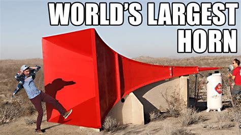 Witness the Awesome Power of the World's Largest Air Horn