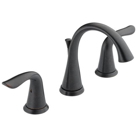 Delta Lahara Venetian Bronze 2 Handle Widespread Watersense Bathroom