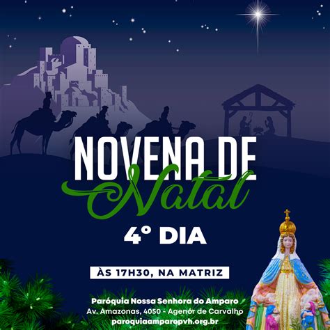 Novena De Natal Encontro Par Quia Nossa Senhora Do Amparo