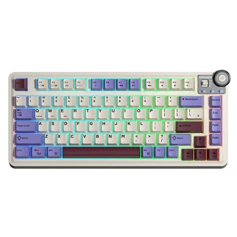 Aula F75 Mekanik RGB TKL Gray Switch Kablosuz Makrolu Hot Swap Klavye Siyah Aula Türkiye