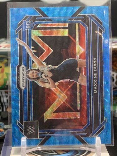 Panini Prizm Wwe Maxxine Dupri Blue Wave Rookie Ubuy India