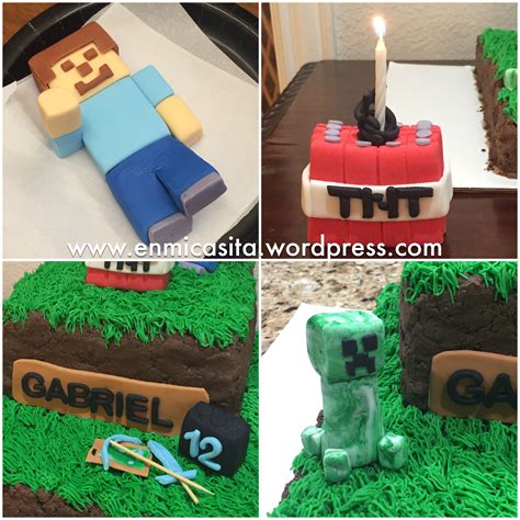 Minecraft Cake Topper Figures