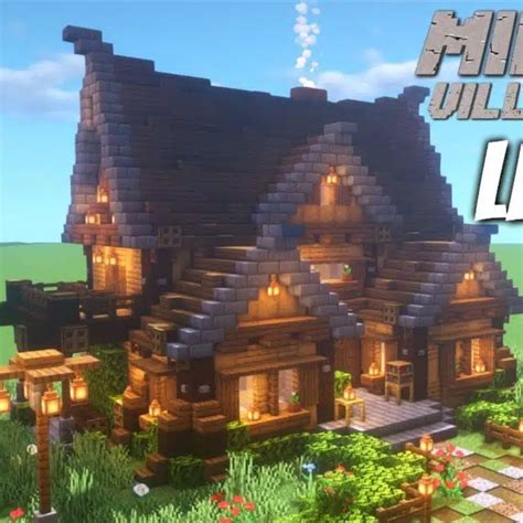 The BEST Minecraft House Ideas | Cozy Librarian Minecraft House ...