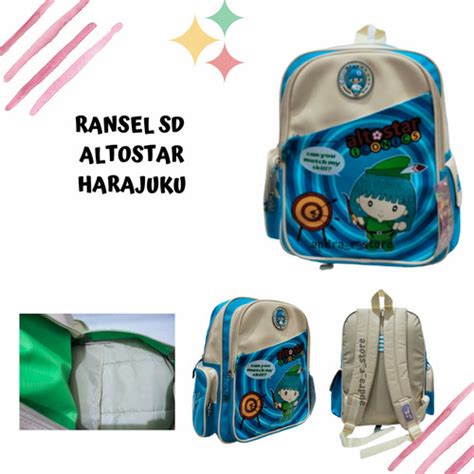 Jual Tas Ransel Alto Sekolah Anak Ransel Alto Harajuku Ransel Alto Sd