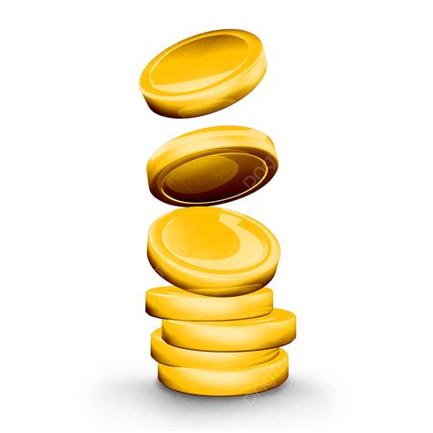 Coin Clipart Transparent Background 3d Coin Coin 3d Money Png Image