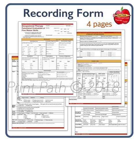 Fine Motor Skills Assessment for OT - Your Therapy Source