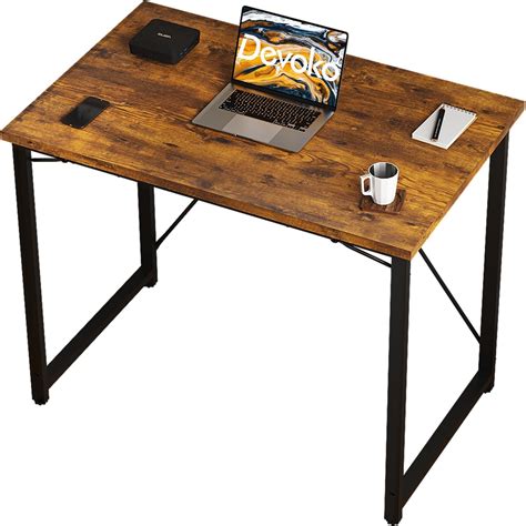 DlandHome Petit Bureau D Ordinateur Informatique 80 X 40cm Petite Table