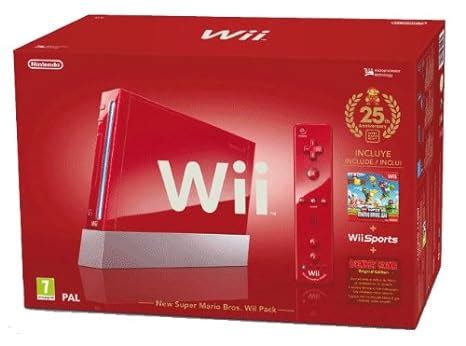 Amazon Nintendo Wii Console Red Video Games