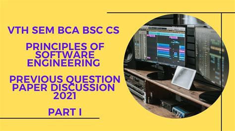 Vth Sem Bca Bsc Cs Principles Of Software Engineering Previous Question