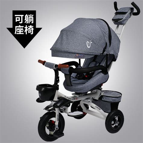 Permanent Folding Childrens Tricycle Bicycle 1 3 6 Years Old Baby