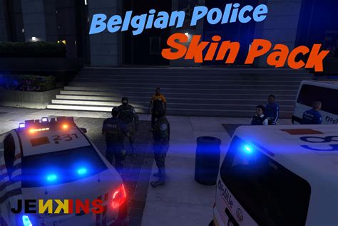 Belgian Police Ped Skin Pack GTA5 Mods