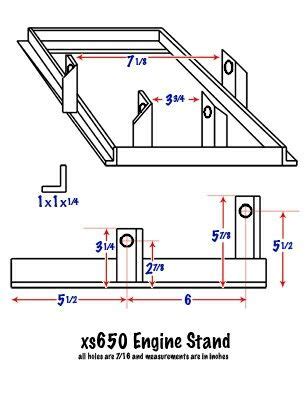 Xs Engine Stand With Measurements