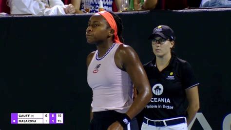 Coco Gauff Vs Rebeka Masarova Highlights Asb Classic Youtube