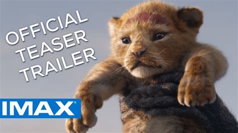 THE LION KING 2019 Official Teaser Trailer IMAX Cinetext YouTube