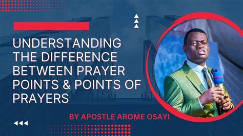 Understanding The Difference Between Prayer Points And Points Of Prayer