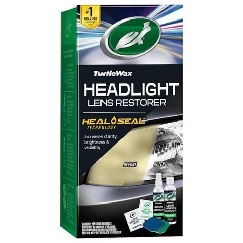 Turtle Wax 12 Oz Headlight Restorer Kit T240kt The Home Depot