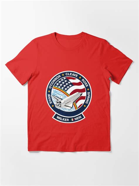 Space Shuttle Atlantis Sts 61 B T Shirt For Sale By Impactees