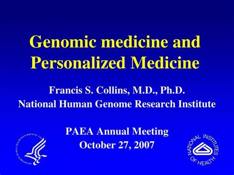 Ppt Genomic Medicine And Personalized Medicine Powerpoint Presentation Id4559601