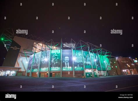 General View Outside Celtic Park Before The Ladbrokes Scottish