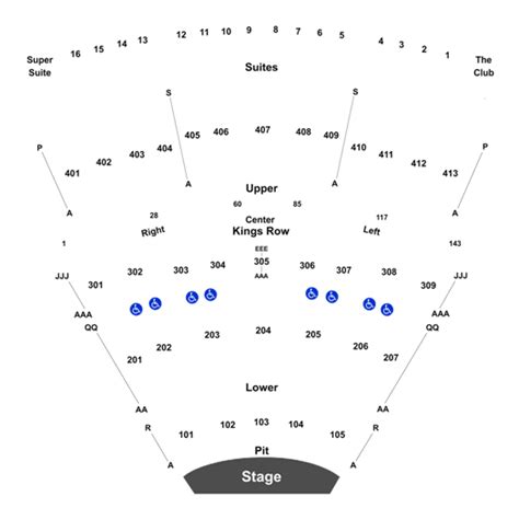 Texas Trust Cu Theatre Seating Chart With Seat Numbers