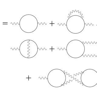 A Sample Of The Feynman Diagrams That Contribute To The Boson Self