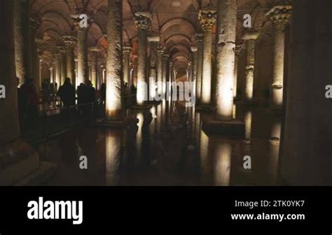 Istanbul Turkey November Interior Basilica Cistern Or