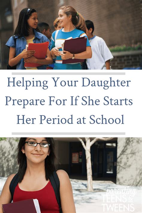 Helping Your Daughter Prepare If She Gets Her First Period At School