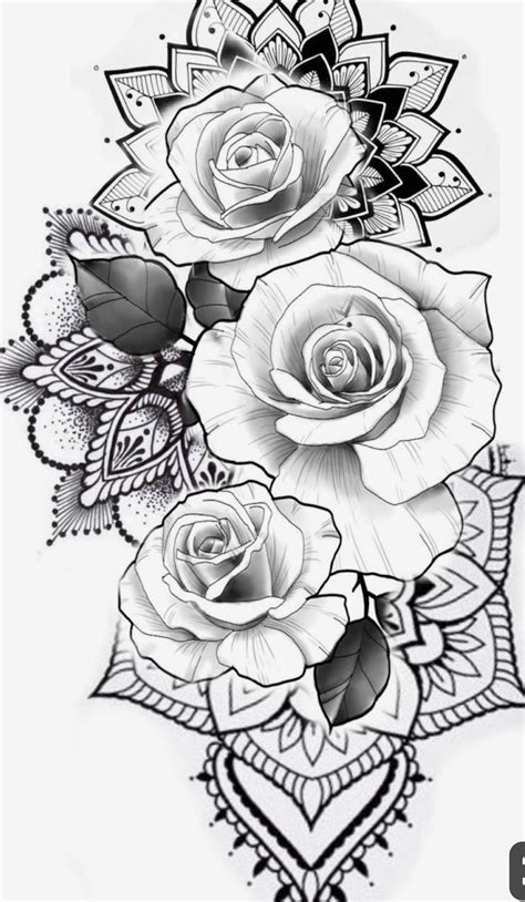 Mandala Rose Tattoo Artofit