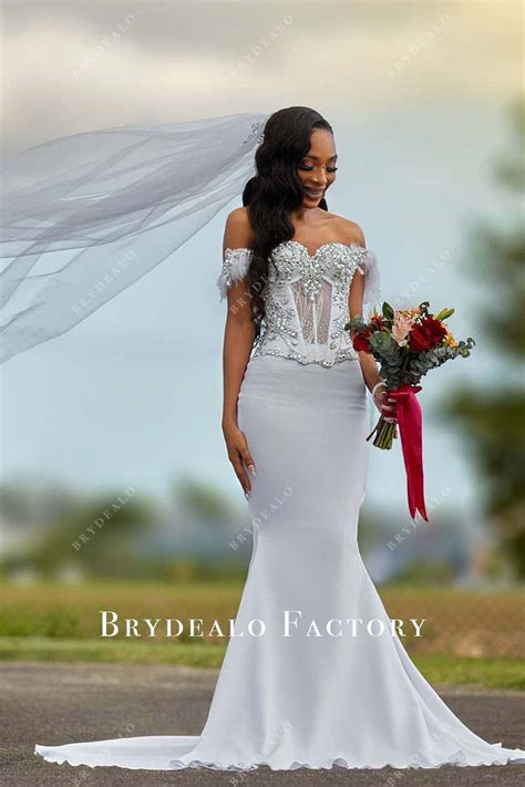Bling Corset Wedding Dresses